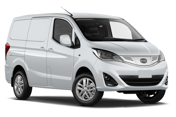 Vue latérale du fourgon BYD ETP3 - 2024 – modèle utilitaire aménageable